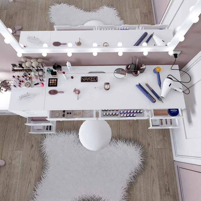 Hanah Home Duru 1600-55 Blanco mate Hanah Home Duru 1600-55 Blanco mate